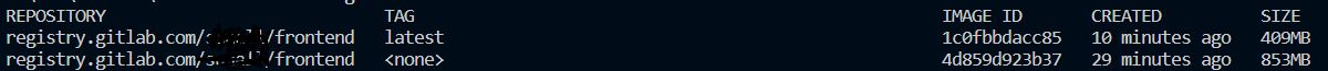 53% decrease in docker image size - Multi stage docker (Nuxt.js)